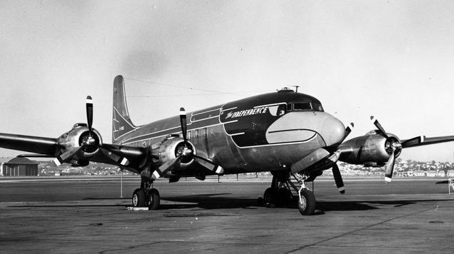 Douglas VC-118, nicknamed The Independence, the personal aircraft of US President Harry S Truman (San Diego Air and Space Museum)